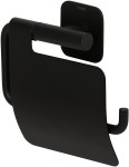 *Tiger 1314130746 Colar Uchwyt na papier toaletowy z pokrywą Czarny
