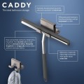 Tiger Caddy Haczyk na ręczniki do kabiny prysznicowej 6-8 mm podwójny stal szczotkowana 800295