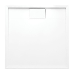 OMNIRES BROOKLYN90/KBP BROOKLYN akrylowy brodzik prysznicowy prostokątny, 90 x 90 cm biały połysk