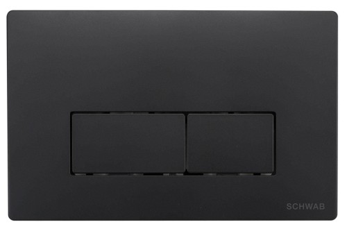 LIV/SCHWAB P58-0190-0250 przycisk spłukujący Pluto matowy czarny