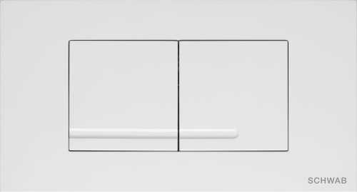 LIV/SCHWAB 4060418701 GAIOS DUO przycisk spłukujący, biały