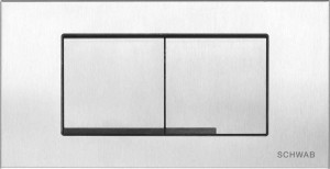 LIV/SCHWAB 4060419001 GAIOS DUO STEEL przycisk spłukujący