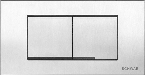 LIV/SCHWAB 4060419001 GAIOS DUO STEEL przycisk spłukujący