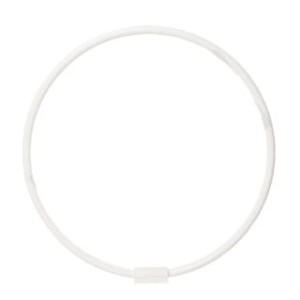 Adah Drążek Okrągły 90 cm Biały