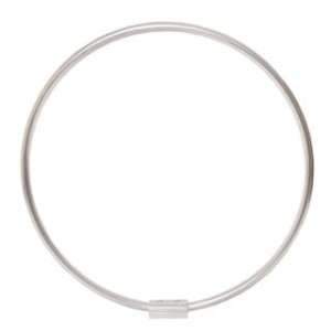 Adah Drążek Okrągły 100 cm Srebrny