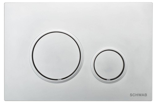 LIV/SCHWAB P47-0110-0253 przycisk spłukujący Vela matowy chrom