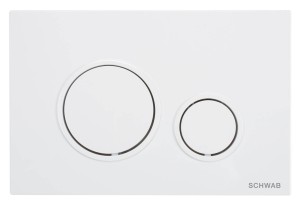 LIV/SCHWAB P47-0130-0253 przycisk spłukujący Vela biały