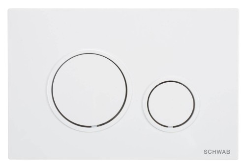 LIV/SCHWAB P47-0130-0253 przycisk spłukujący Vela biały