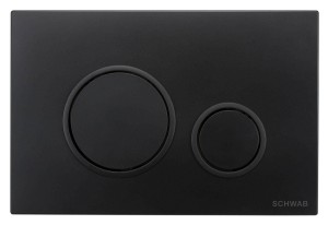 LIV/SCHWAB P47-0190-0253 przycisk spłukujący Vela czarny matowy