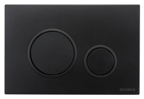 LIV/SCHWAB P47-0190-0253 przycisk spłukujący Vela czarny matowy