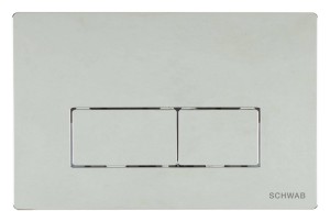 LIV/SCHWAB P58-0120-0250 przycisk spłukujący Pluto błyszczący chrom