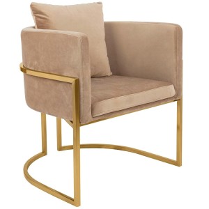 Fotel CHLOE VELVET khaki MSE011000303.V13