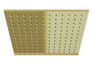Kohlman Q30EGDB GOLD BRUSHED Deszczownica kwadratowa 30 x 30 cm, złoto szczotkowane