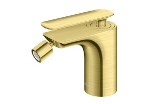 Kohlman QB130EGDB EXPERIENCE GOLD BRUSHED 1-otworowa bateria bidetowa, złoto szczotkowane