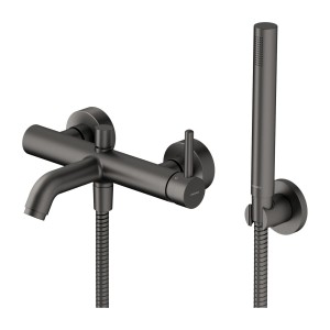 Omnires Y bateria wannowa z zestawem prysznicowym, grafit Y1231GR