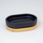 Duschy Mydelniczka WOOD czarny 835-07