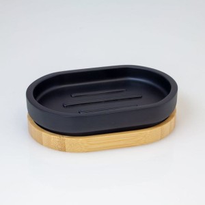 Duschy Mydelniczka WOOD czarny 835-07