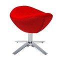 King Home Podnóżek EGG SZEROKI czerwony.1- wełna, stal HE-066.SH01.RED.OTTO.jpg