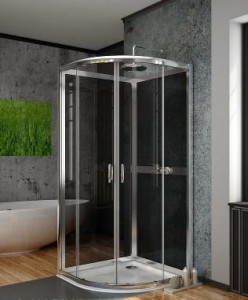 Radaway Premium Plus A + 2S 900x900x1900 kabina półokragła szkło grafitowy. 30403-01-05N Dostawa gratis! 