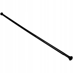 Duschy 671-20 Drążek do zasłon rozporowy 75-220cm czarny