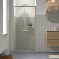 8720553520252_Sealskin Contour drzwi prysznicowe uchylne do wnęki 100 cm, wysokość 200 cm, szczotkowane złoto, przezroczyste bezpieczne szkło 6 mm CD201006495100.jpg
