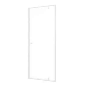 Sealskin Contour drzwi prysznicowe uchylne do wnęki 90 cm, wysokość 200 cm, biały mat, przezroczyste bezpieczne szkło 6 mm CD200906025100