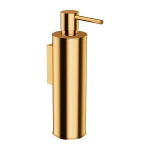 Omnires MODERN PROJECT dozownik mydła w płynie, wiszący, złoty szczotkowany MP60721GLB