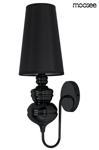 King Home MOOSEE lampa ścienna QUEEN 20 czarna MSE010100228