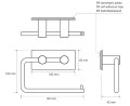Bemeta EASY: Uchwyt na papier toaletowy, wykończenie błyszczące 163112221 .jpg