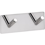 Bemeta EASY: Uchwyt z dwoma haczykami, wykończenie błyszczące 163106271