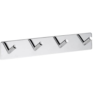 Bemeta EASY: Uchwyt z czteroma haczykami, wykończenie błyszczące 163106291