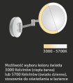 Stella Lusterko kosmetyczne powiększ. 3x, okrągłe, podświetl. LED barwa ciepła/zimna, uchylne, podwójne ruchome ramię ZŁOTY POŁYSK 22.00230-G.jpeg