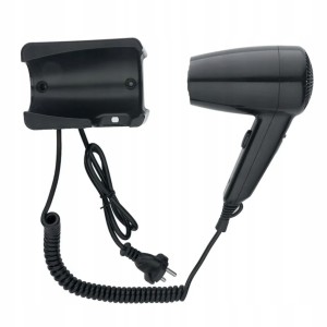 Stella Suszarka do włosów z uchwytem naściennym 1200 W CZARNY MAT 24.008-BP