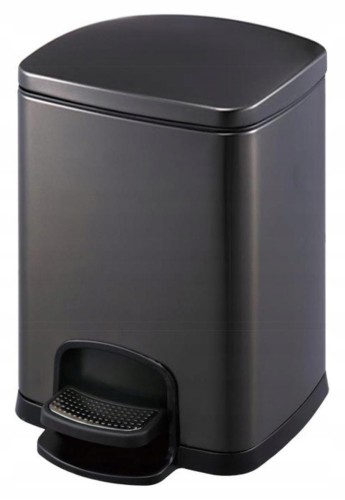 Stella Kosz pedałowy PREMIUM prostokątny 20 L, soft close CZARNY MAT 20.20320-MB.jpeg