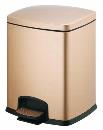 Stella Kosz pedałowy PREMIUM prostokątny 12 L, soft close ZŁOTY 20.20312-G.jpeg