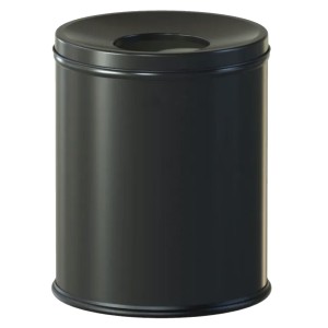 Stella Kosz otwarty 7 L / pokrywa z otworem / właściwości p-poż.  CZARNY MAT 20.103-BB