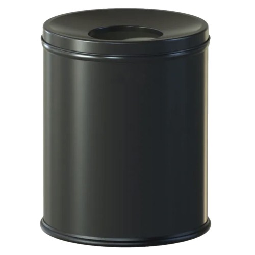 Stella Kosz otwarty 7 L / pokrywa z otworem / właściwości p-poż. CZARNY MAT 20.103-BB.jpeg