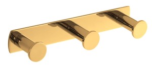 Stella  Listwa szeroka – 3 haczyki  ZŁOTY POŁYSK 18.043-G