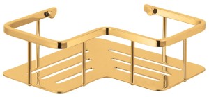 Stella Koszyk - półka narożna 20x20x7  ZŁOTY POŁYSK 16.060-G