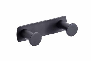 Stella Listwa szeroka – 2 haczyki CZARNY MAT 18.042-B