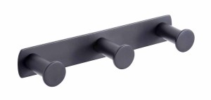 *Stella haczyk uniwersalny Listwa – 3 haczyki CZARNY MAT 18.043-B