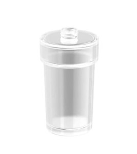 Stella Pojemnik szklany do dozownika 05.423 / bez uchwytu i pompki  SZKŁO MATOWE 80.027 SOUL