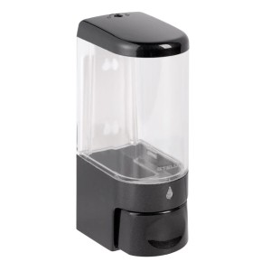 ***Stella Dozownik do mydła w płynie 0,25L / ABS  CZARNY POŁYSK 17.201-B