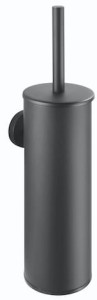 Stella Szczotka WC wysoka wisząca / metalowy pojemnik, wkład z tworzywa  CZARNY MAT 07.435-B CLASSIC
