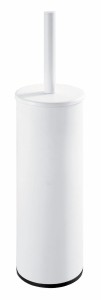 Stella Szczotka WC wysoka wolnostojąca / metalowy pojemnik, wkład z tworzywa  BIAŁY MAT 07.436-W CLASSIC