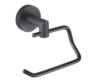 Stella Uchwyt do papieru toaletowego / bez osłonki  CZARNY MAT 07.442-B CLASSIC