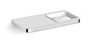 Stella NEXT Uchwyt pojedynczy z półką / * szkło zamawiane oddzielnie CHROM 08.412