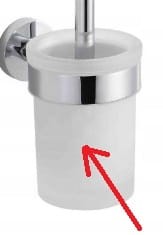 Stella Pojemnik szklany do szczotki WC 07.431 SZKŁO MATOWE 80.064