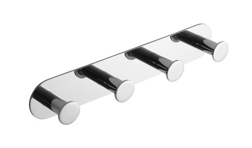 Bemeta EASY: Uchwyt z czteroma haczykami, wykończenie błyszczące 163106391