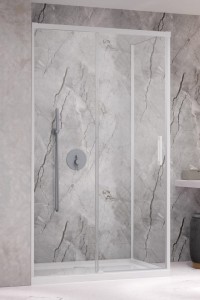 Radaway IDEA KDJ White kabina prysznicowa drzwi 120cm lewe 387042-04-01L + ścianka. Przesyłka gratis!